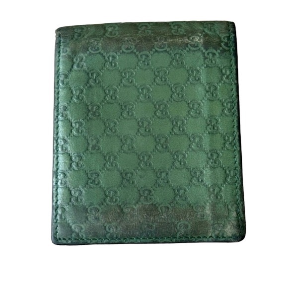 GUCCI MICROGUCCISIMA Men’s Bi-Fold Wallet - Picture 1 of 9